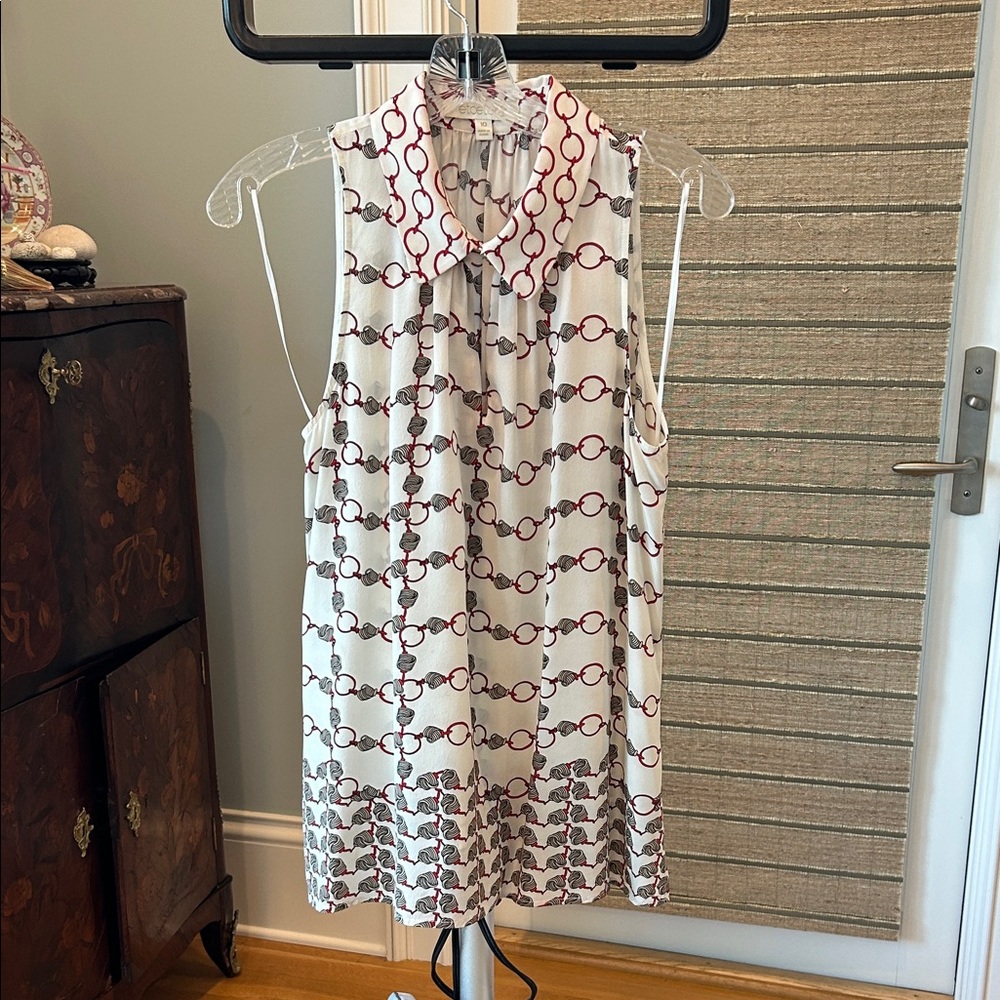 Sleeveless Chain Pattern Tunic